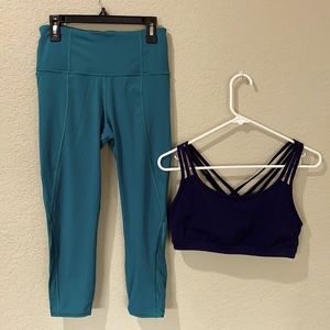 Women’s Athleta Leggings & M Bra